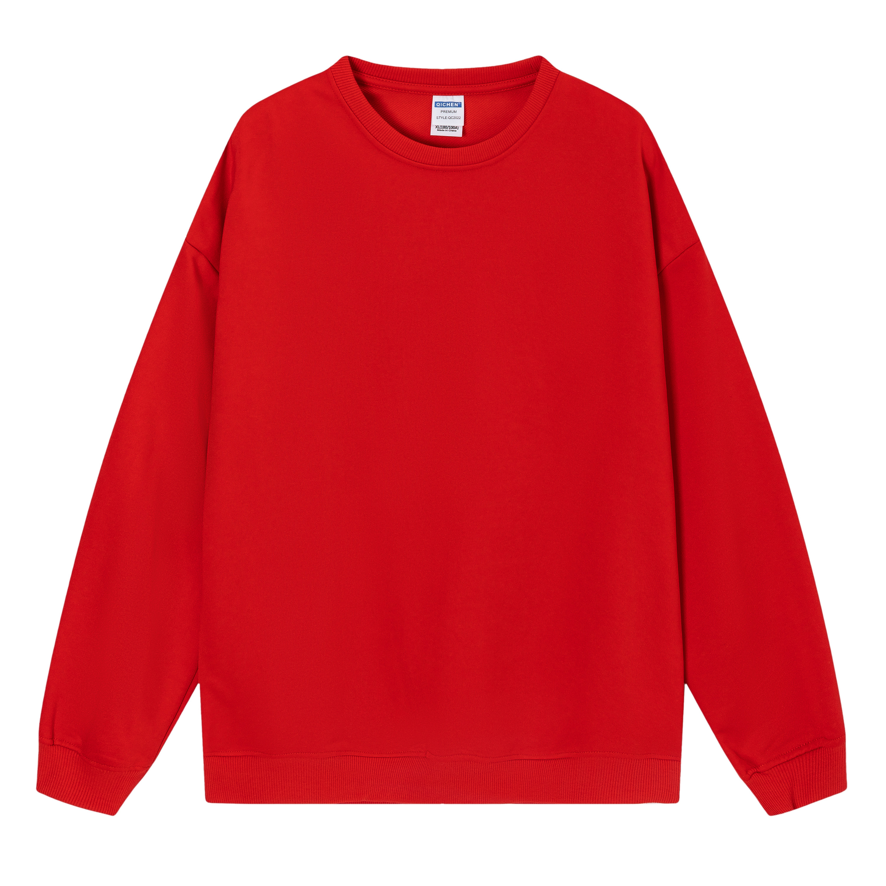 Men's Basic Red Sweatshirt