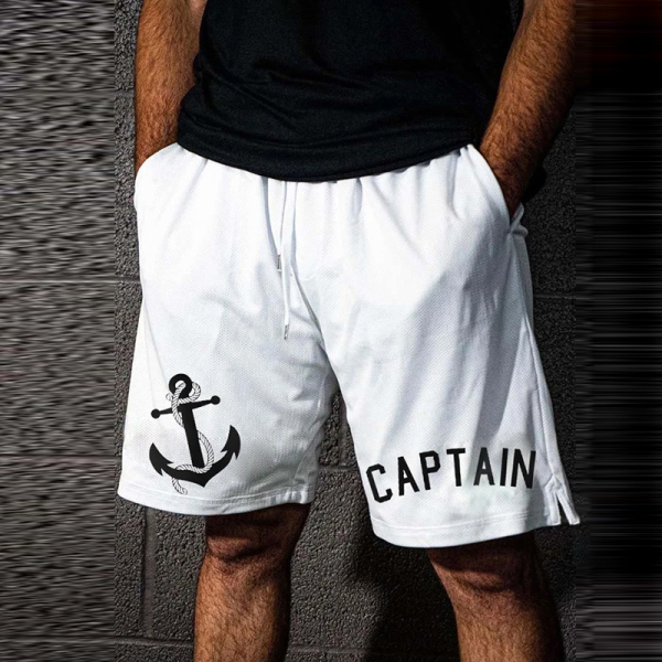 Anchor Print Shorts